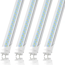 JESLED 4FT LED Tube Light Bulbs 48'' G13 T8 22W 28W 60W F32T8 F40T12 Shop Lights