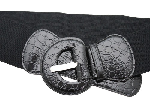 Hot Women Wide Waistband Elastic Black Belt High Waist Hip Plus Size Sexy S M - 第 1/12 張圖片
