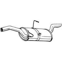 Bosal EndschalldäMpfer SchalldäMpfer FüR Fiat Scudo Combinato CitroëN Jumpy