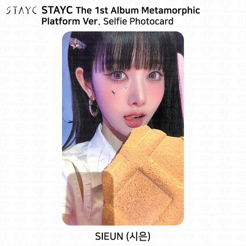 StayC The 1st Album Metamorphic Platform Ver Official Selfie Photocard QR Card - Picture 21 of 60