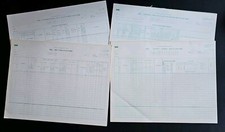 Vintage 1960-70s International Business Machine Corp IBM System 360 Coding Forms