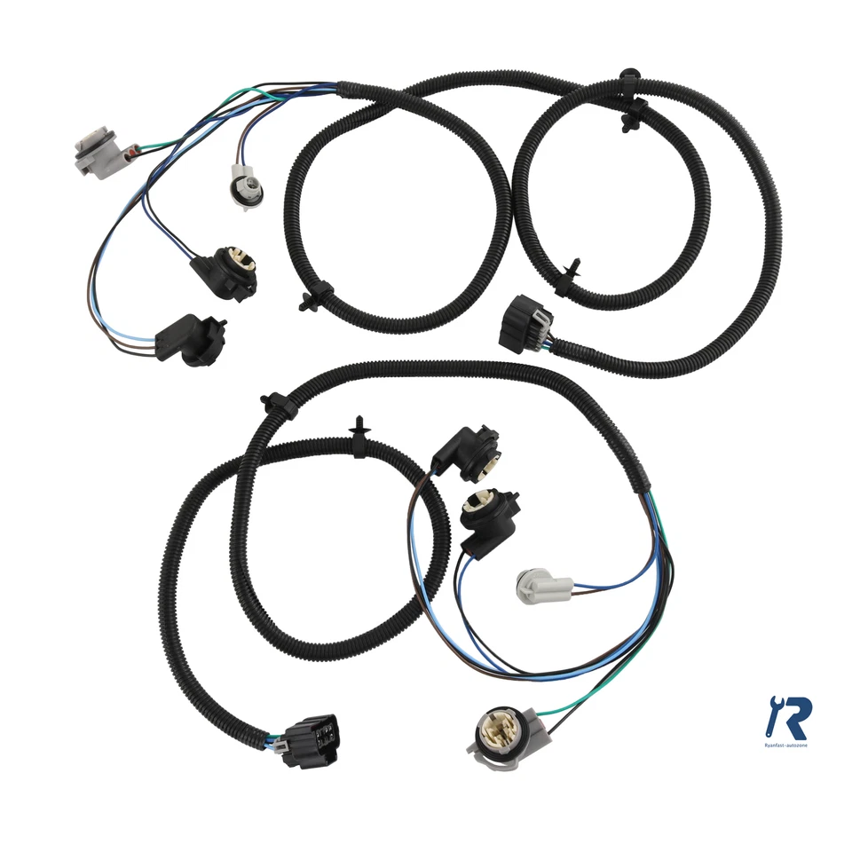 Tail Light Wiring Harness Rear LH+RH 16531401 16531402 for Chevrolet Silverado - Image 2 of 4