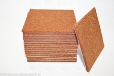 16 Felt Self Adhesive Pads Protects Wood Vinyl Laminate Floors Pack of 7 X 7cm