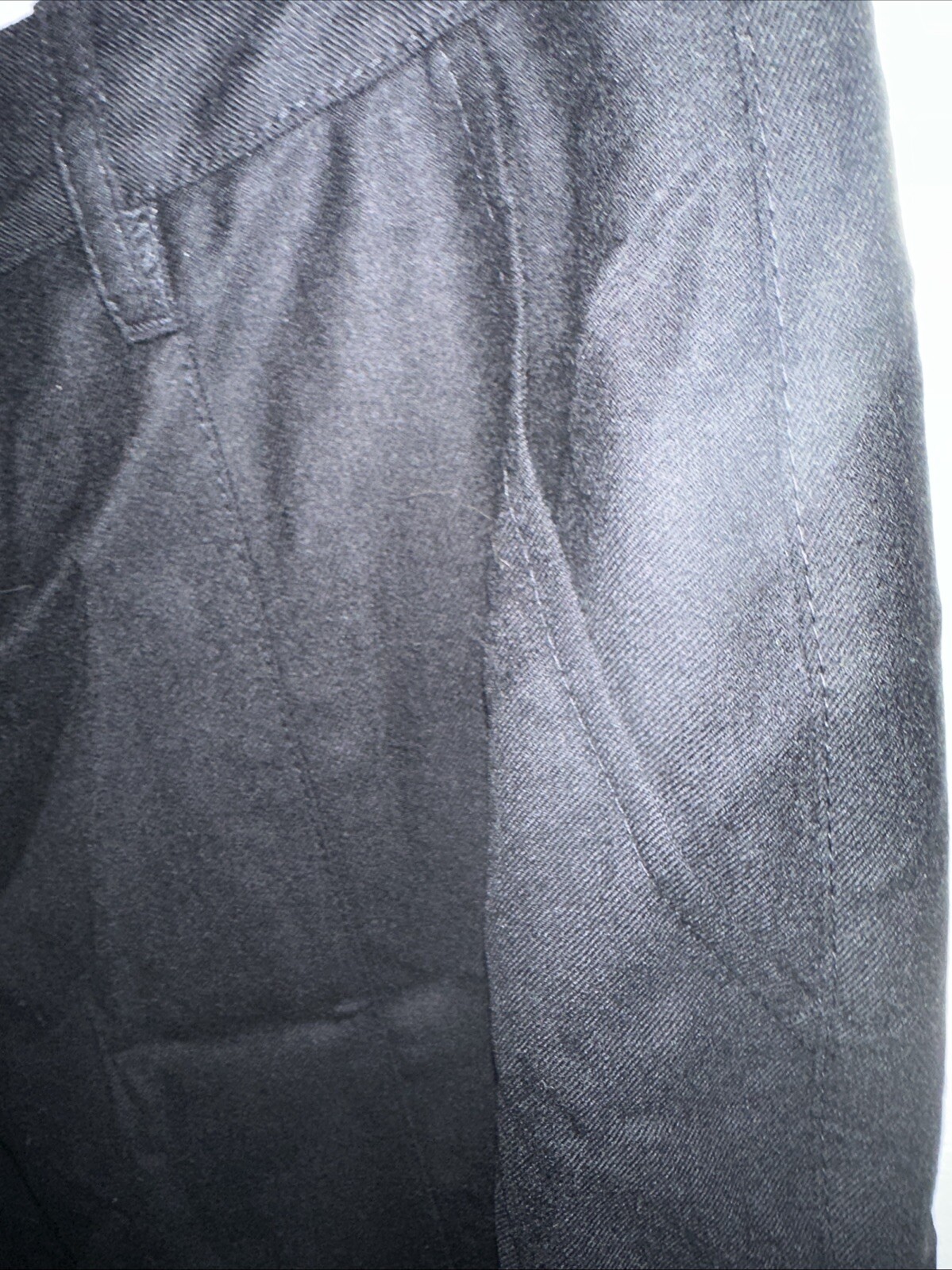 PENDLETON SKIRT Solid Black 100% Virgin Wool~Wome… - image 2