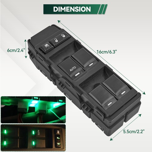 Master Window Switch For Chrysler 200 Dodge Avenger Dakota Jeep Compass Patriot - Picture 8 of 9