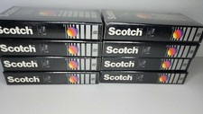New Lot of 8 Scotch Beta Videocassette Tape Blank L 750 EG New Sealed