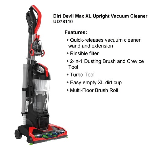Dirt Devil Max XL Upright Vacuum 