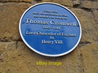 Foto 6x4 Sir Thomas Cromwell: Blaue Plakette auf Anne von Kleve Haus c2015