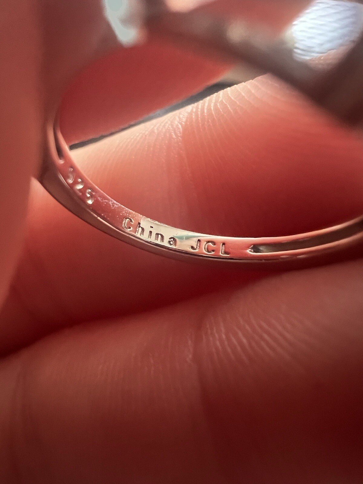 Sterling Silver 925 - Designer JCL Ruby Ring Sz 6… - image 5