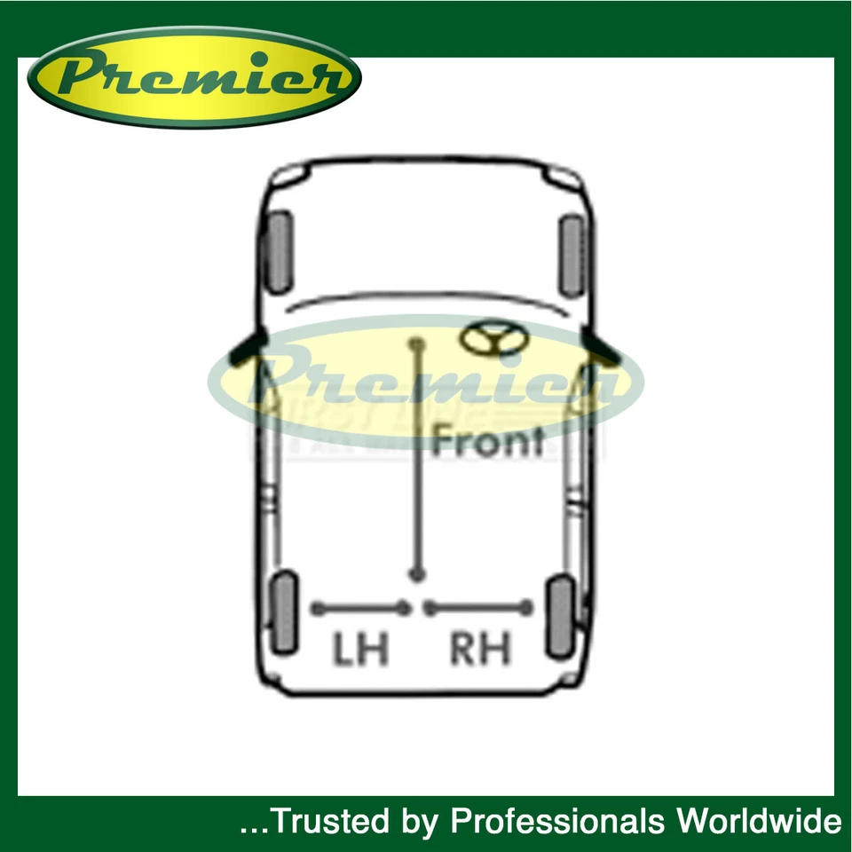 Premier Rear Left Hand Brake Cable Fits Volvo 940 740 960 760 68190321 - Изображение 2 из 4