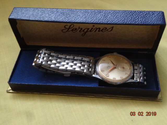 1960 SERGINES PRECISÃO By LONGINES 34mm Unitas 6310 INCABLOC ORGNL