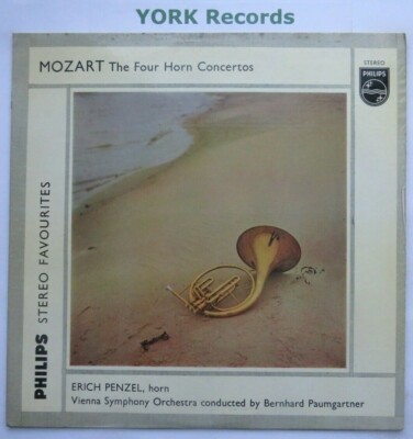 SGL 5838 - MOZART - The Four Horn Concertos PENZEL / PAUMGARTNER - Ex LP Record