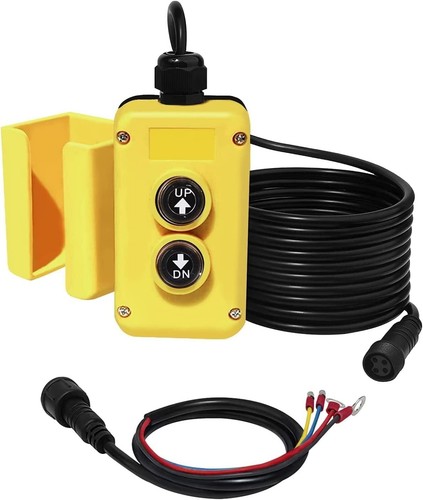 4 Wire Dump Trailer Remote Control Switch fits Double Acting Hydraulic Pump 15ft - Bild 9 von 9