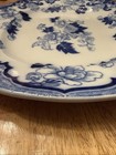 LG Antique Victorian Era English Blue White Platter Transferware by Cauldon EXC! — photo 5