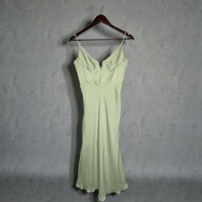 Selfie Leslie Midi Slip Dress in Pistachio Green size Medium
