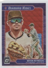 2021 Panini Donruss Optic Diamond Kings Red Wave Prizm Bryan Reynolds #25 0jg3