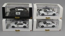 1:64 *ROLLIN DIECAST* CALIFORNIA HIGHWAY PATROL Dodge Charger (4) CAR SET