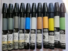 11 Chartpak Original AD TriNib Design Permanent Markers Xylene Ink Tested Work 