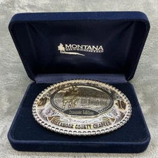Montana Silversmith’s Buckle 2010 RMEF Tillamook Chapter Banquet 826502-1 USA