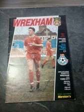 Signed Wrexham FC Programme