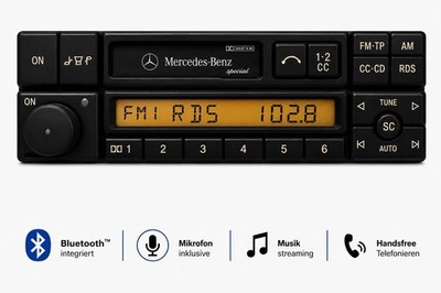 MERCEDES BENZ SPECIAL mit BLUETOOTH BE2210 Autoradio  R129 W124 W140 W210 W126