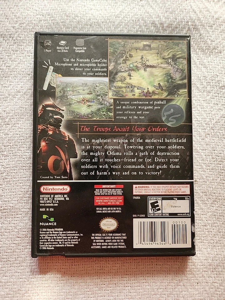 Odama (Nintendo GameCube, 2006) Completo na Caixa - Imagem 2 de 4