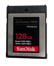 SanDisk 128GB Extreme PRO CFexpress Memory Card