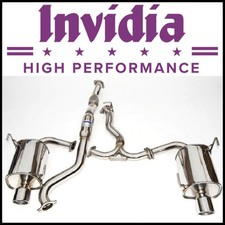 Invidia Q300 Rolled Tip Cat-back Exhaust System Fits 2008-2014 Subaru Wrx Sedan