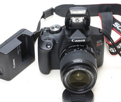 Canon EOS Rebel T7 DSLR Camera with 18-55mm f/3.5-5.6 II IS lens