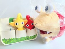 Pikmin All Star Collection Plush Set Red Yellow Chappy NIB Nintendo Store