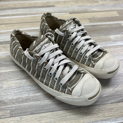 Jack Purcell Converse Shoes Women Low Top Corduroy Browns Size 5.5 Men 4 - F788