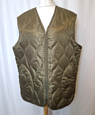 ASOS Oversized Lightweight Gilet Khaki Green Pockets Women's UK14 C5081