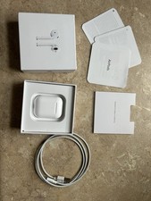 Apple AirPods with Wireless Charging Case White Bluetooth In-Ear Earbuds