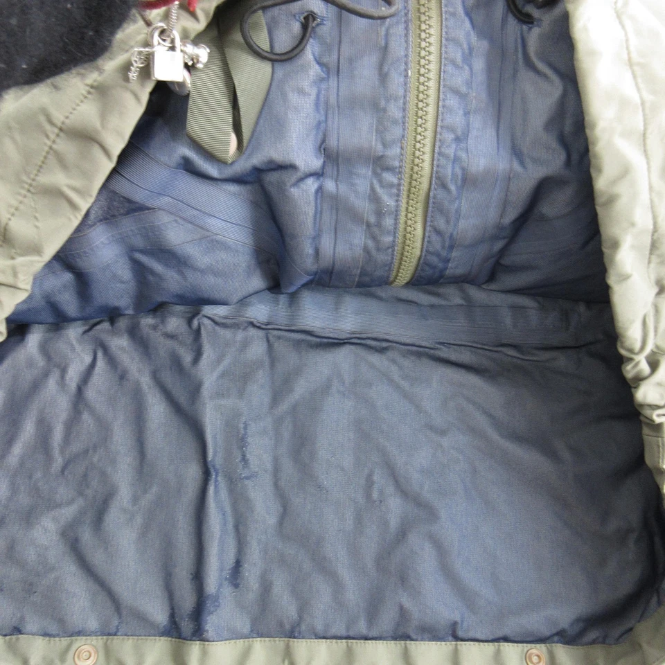 Chaqueta De Colección Patagonia Para Hombres Mediana Verde Con Capucha Pesca con Mosca Vadeo SST Abrigo Anillo en D Foto 4 de 4