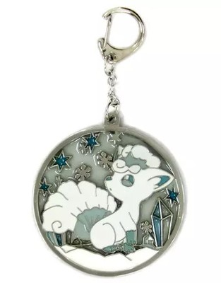 Keychain/Mascot (Character) Alolan Rokon s Crystal Season Stained Glass Style
