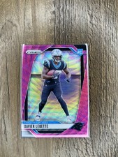 2024 Panini Prizm - Rookies Xavier Legette #398 Pink Wave Prizm (RC)
