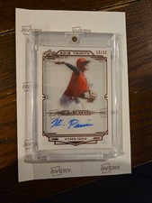 2019 Leaf Trinity KYREN PARIS Clear Acetate Red Foil Auto RC /15 Angels