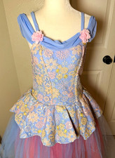 Revolution Dancewear RC23879 Floral Embroidered Tulle Ballet Costume Dress
