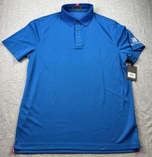 G Fore Men s Polo Shirt Golf Size Large Blue Betmgm Arm Logo NWT
