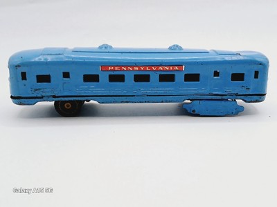 Vintage Hadson Pennsylvania Friction Tin Train Car Made In Japan