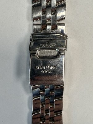 Original Breitling Pilot Edelstahlarmband vermutlich Ref. 375A - ohne Endglieder