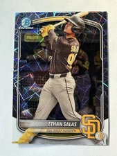 2025 Bowman Chrome BCP-169 Ethan Salas Prospect Laser Refractor