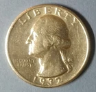 1932 Philadelphia Mint Washington Quarter XF/AU Condition but you grade it