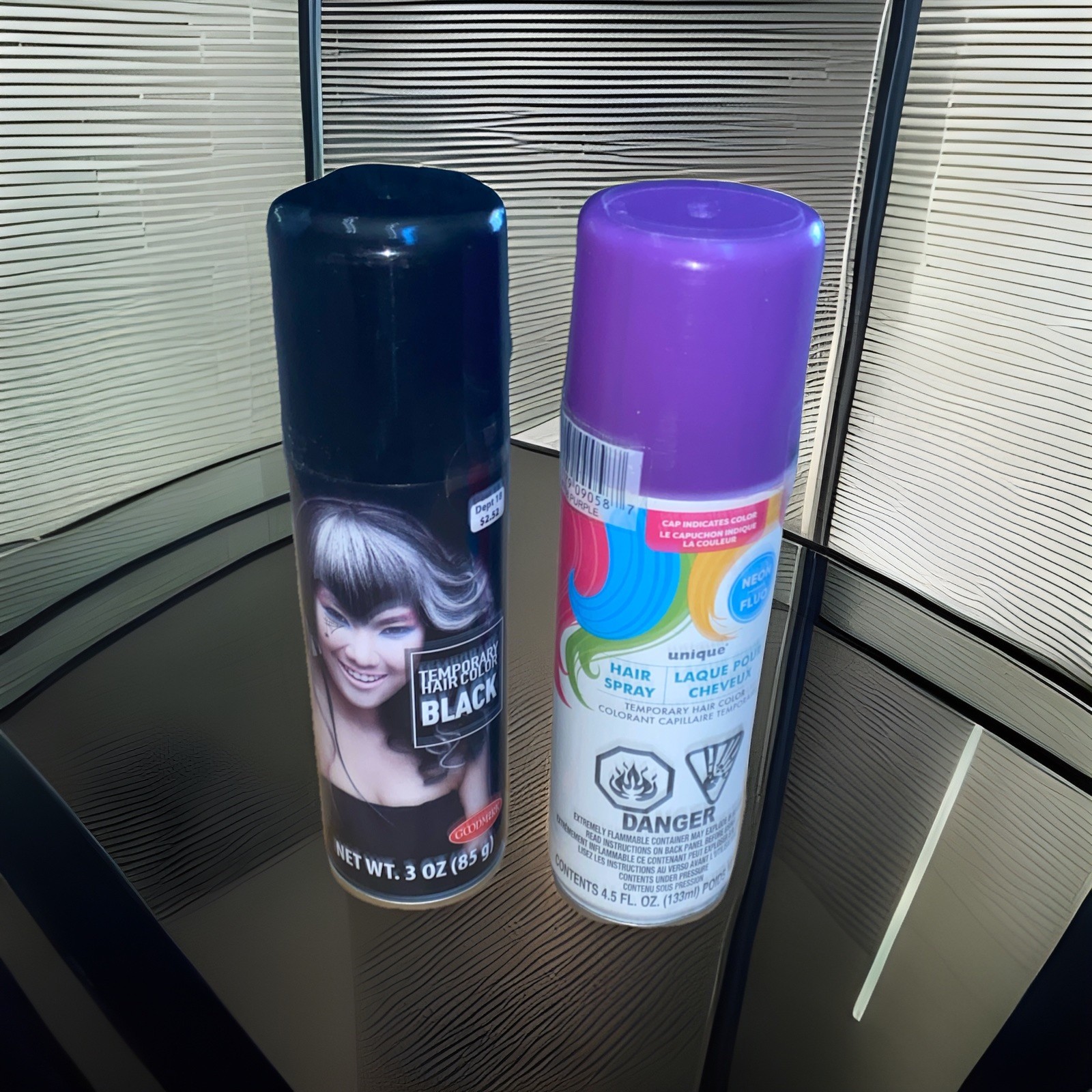 Spray Black & Purple