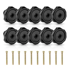 10 PCS RV Window Vent Knob 1 inch Shaft Plastic Replacement for Trailer