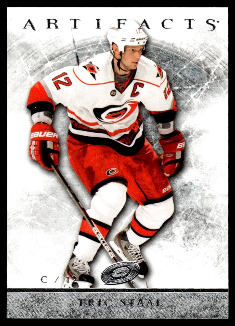 2012-13 UPPER DECK ARTIFACTS ERIC STAAL CAROLINA HURRICANES #26