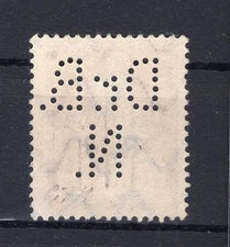 Bavaria Firmenlochung Perfin Dr. B.N (EA1134