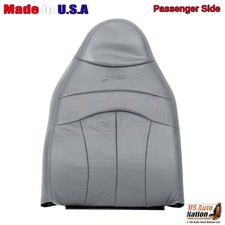 1999-2003 Fits Ford F-150 Lariat Leatherette Passenger Top Seat Cover Gray 1999-2003 Fits Ford F-150 Lariat Leatherette Passenger Top Seat Cover Gray