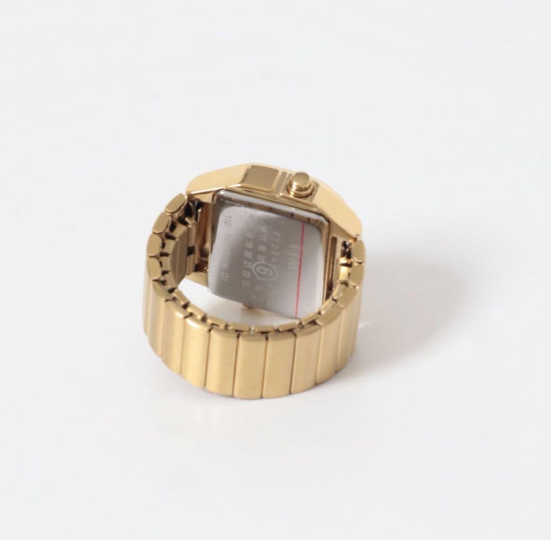 MM6 Maison Margiela Timex RING WATCH US 5.5 Black Siz… - Gem
