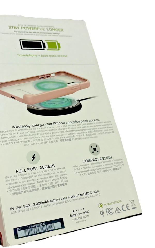 Mophie Juice Pack Access 2000mAh Wireless Battery Case for iPhone 11 Pro 5.8" - Image 3 of 3